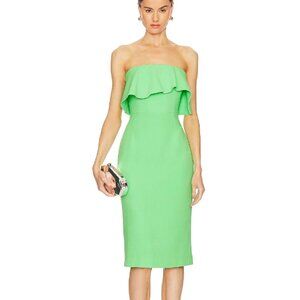 Bardot x REVOLVE Garnet Midi Dress in Bright Green size 6